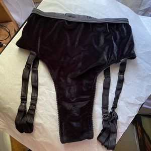 Solstice Intimates Velvet Harness Thong
